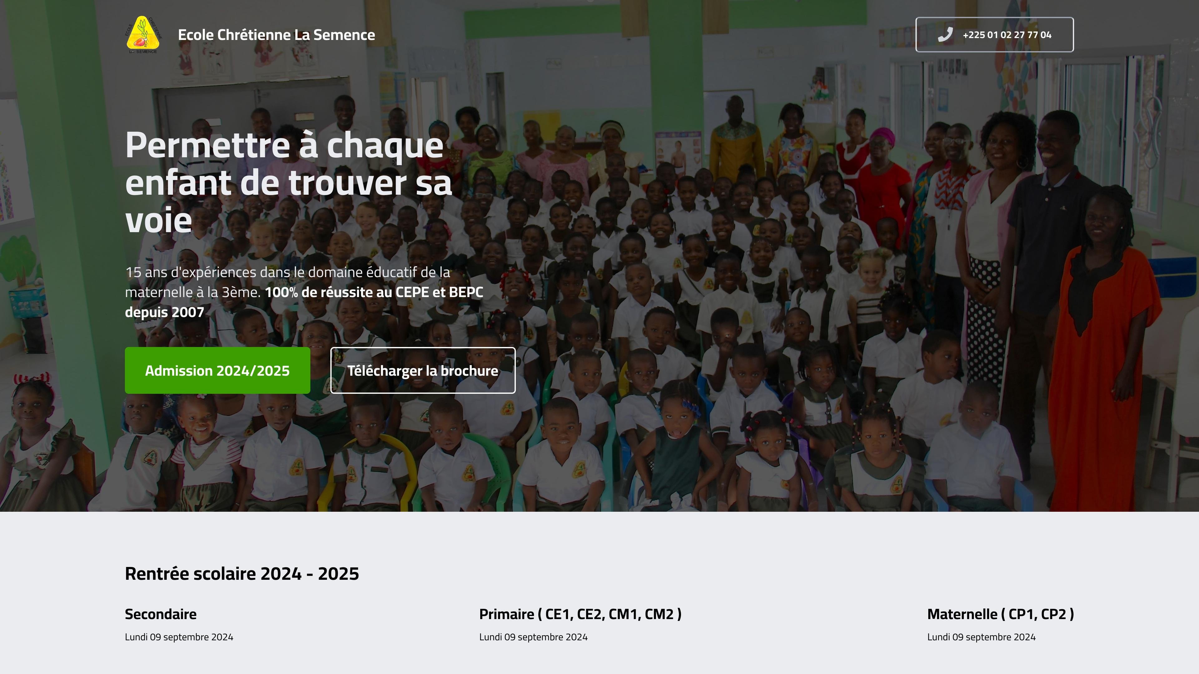 Ecole Chrétienne la Semence